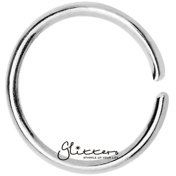 20GA 316L Surgical Steel Bendable Nose Hoop