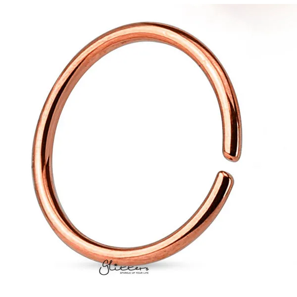 20GA 316L Surgical Steel Bendable Nose Hoop