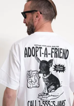 Adopted A Friend SS Tee - White