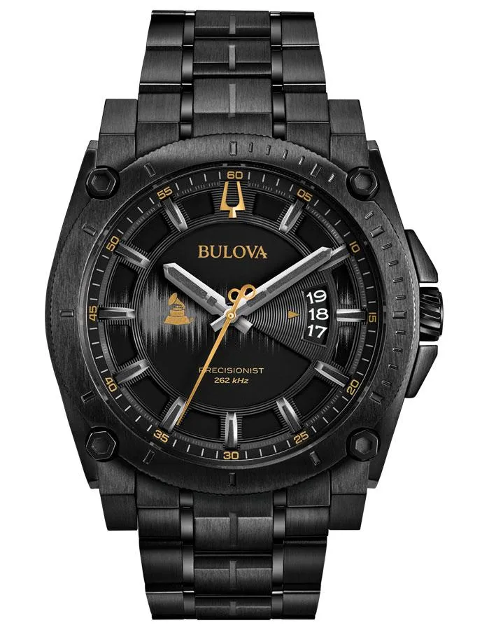 Bulova Special Edition Grammy Precisionist - Black Case & Bracelet - Date - 300m