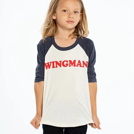 Chaser Wingman Raglan Baseball Tee - Salt and Avalon