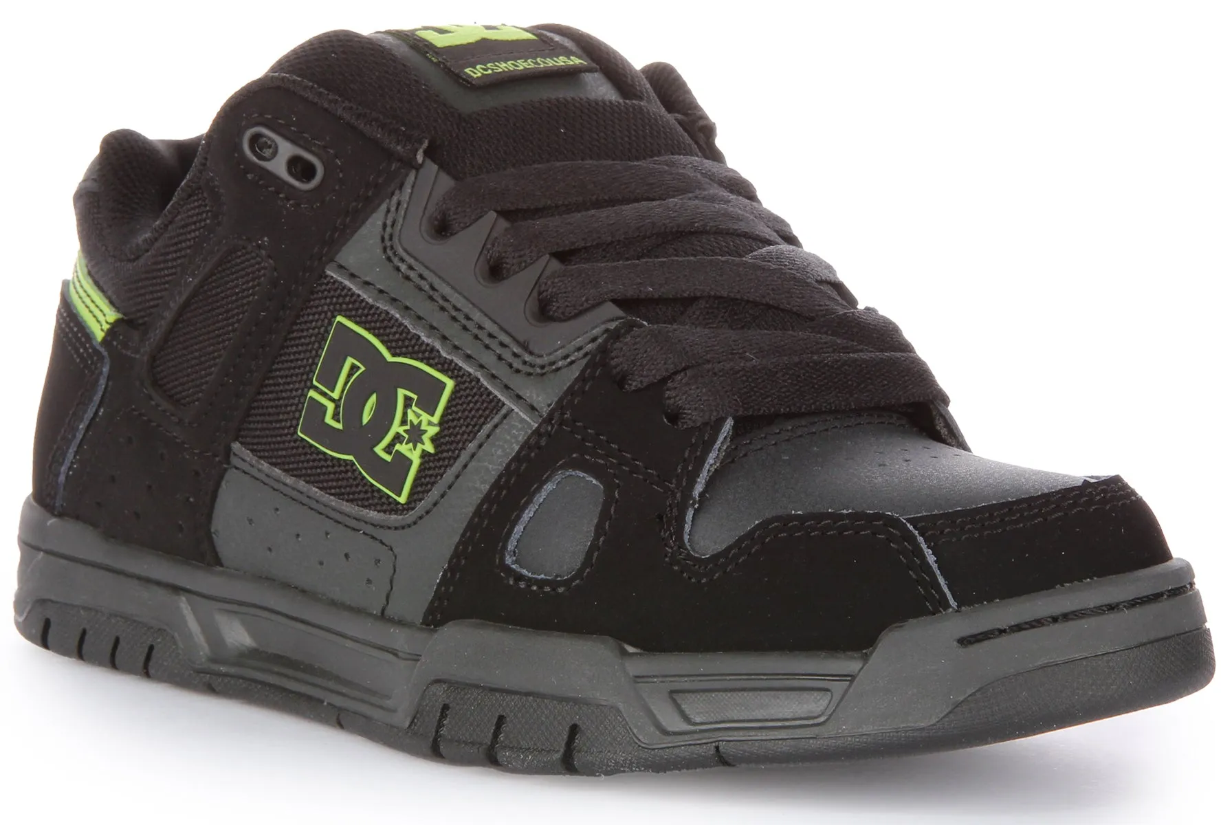 Dc Shoes Stag In Black Green For Men