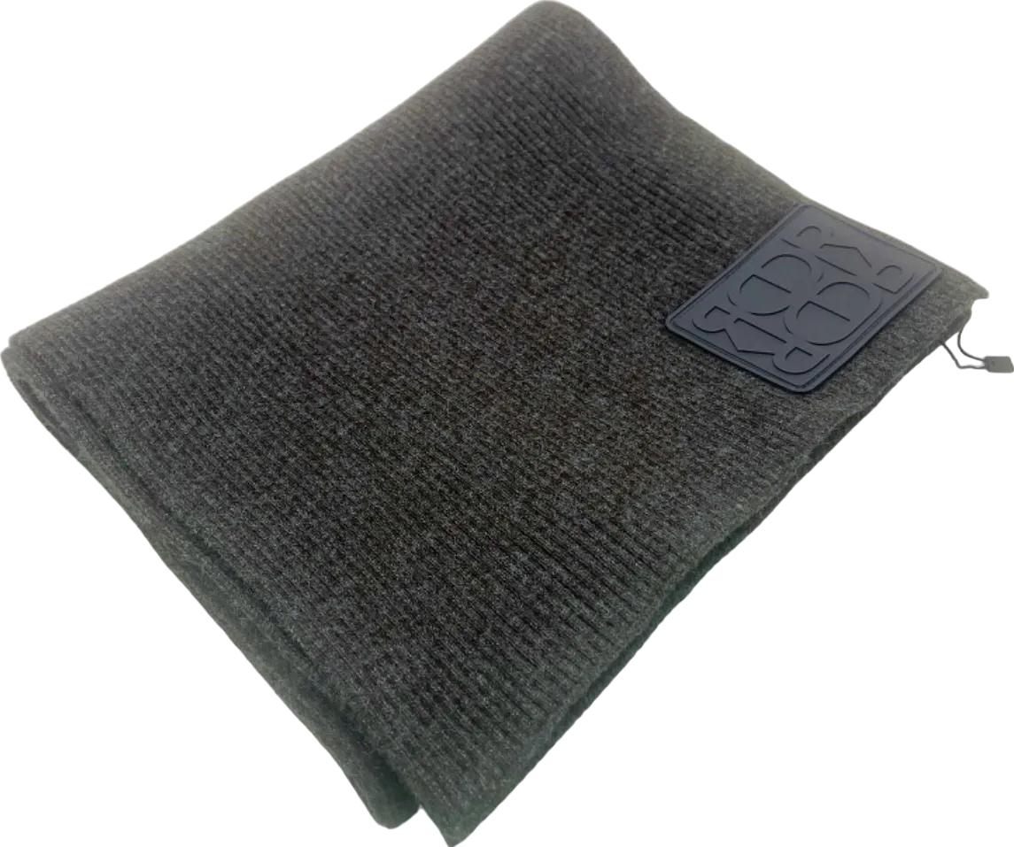 De Rococo Grey Knit Scarf