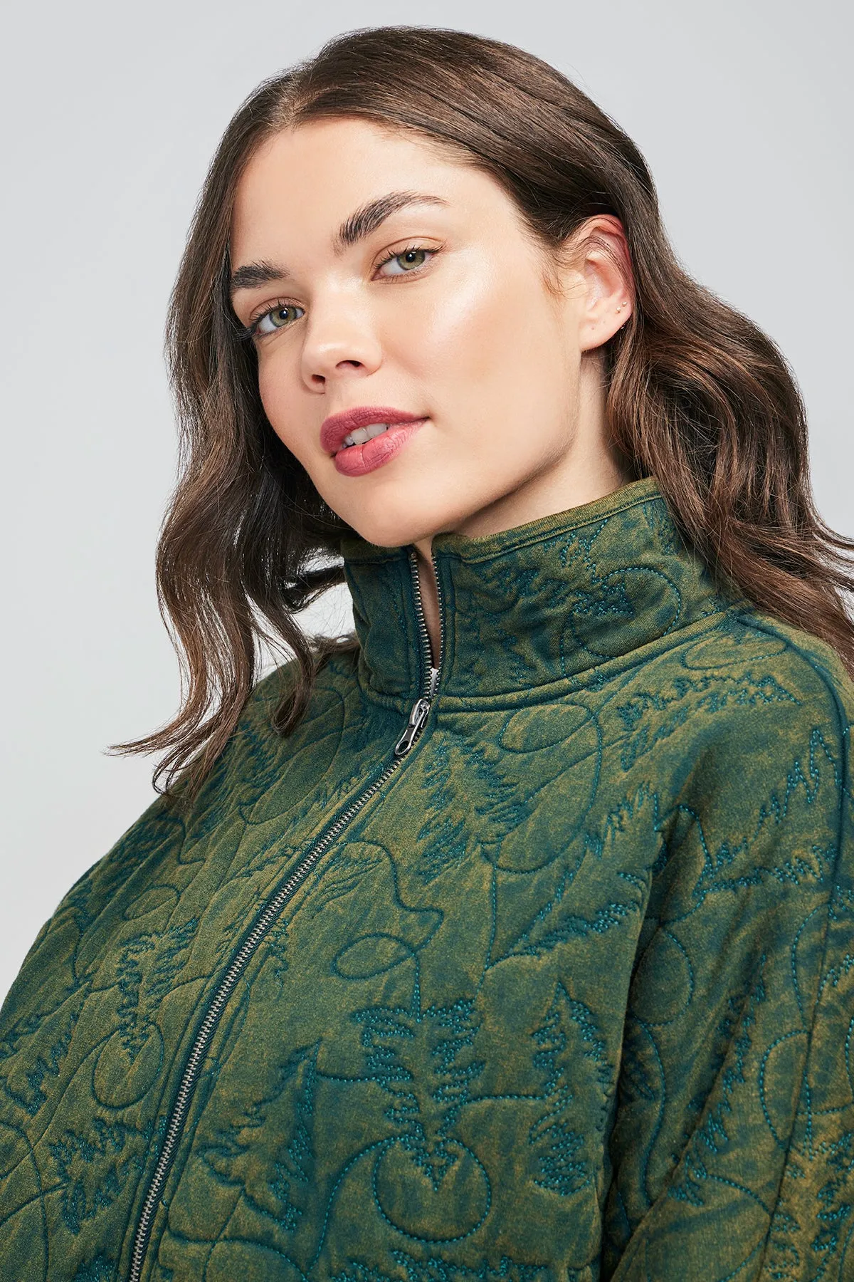 Dolman Quilted Jacket | Scarab