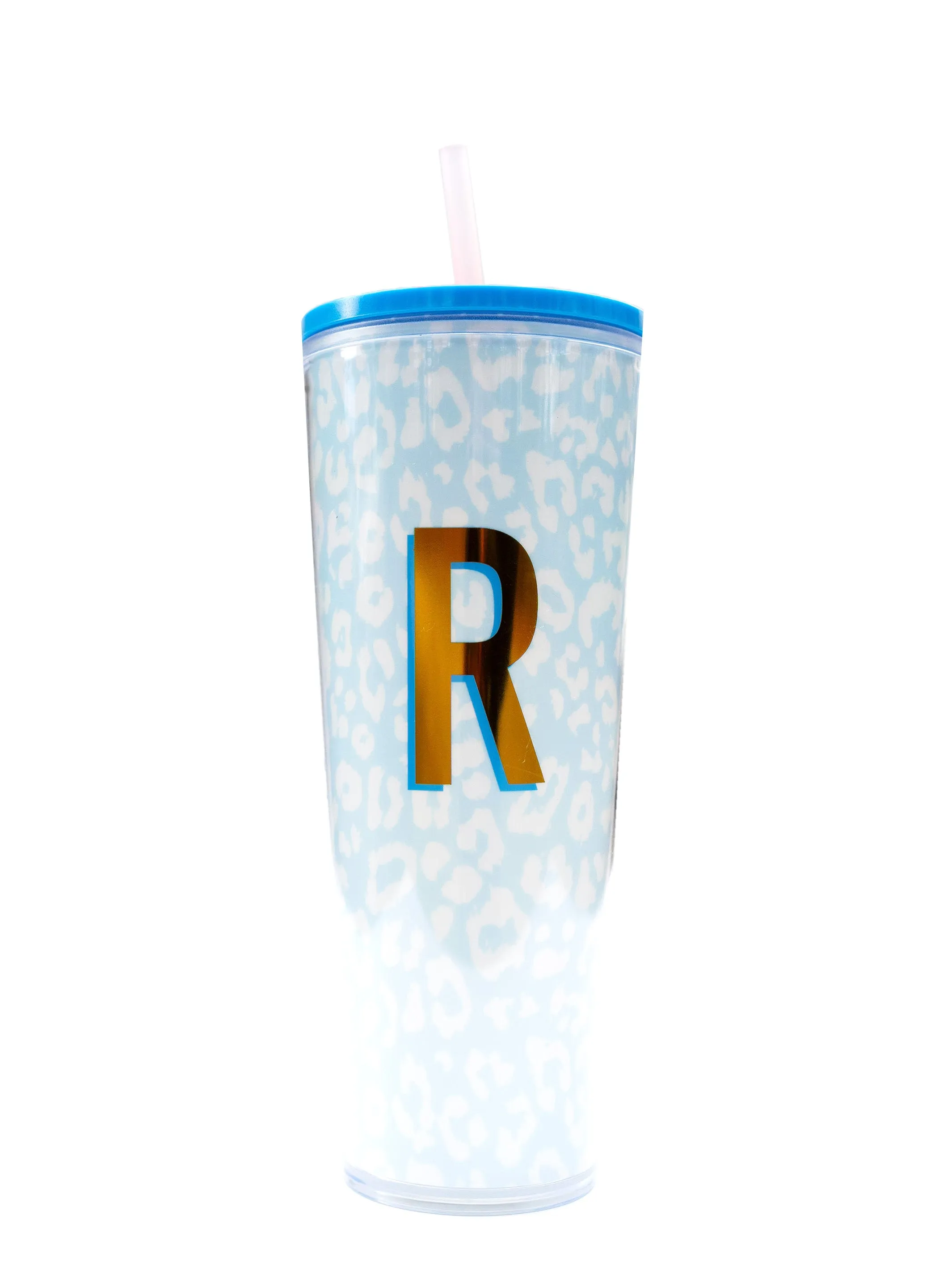 FINAL SALE - Initial 24oz Straw Tumbler