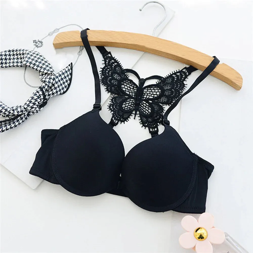 Front Open Butterfly Padded Bra