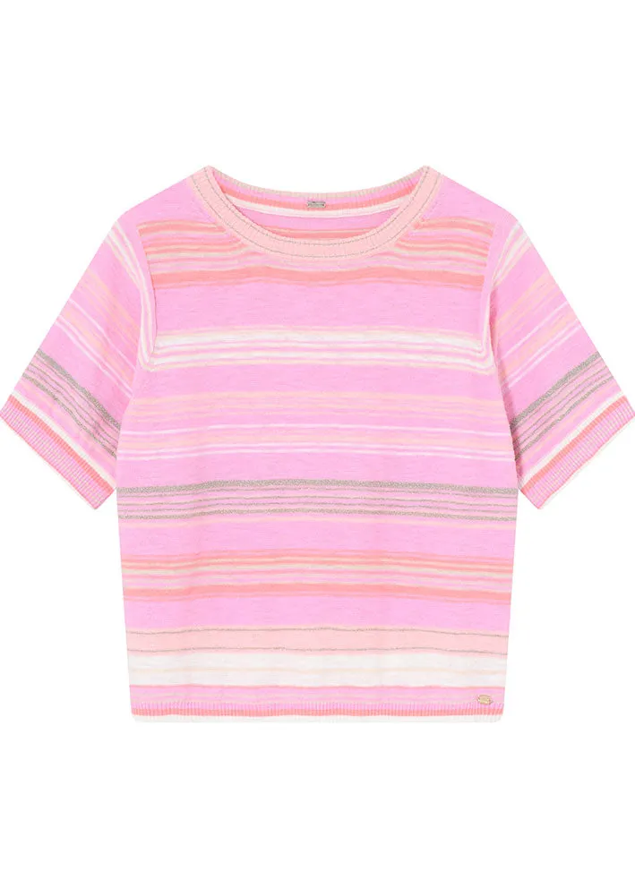 Gustav Shanne S/S knit 53405-61004 Pink Multi Colour