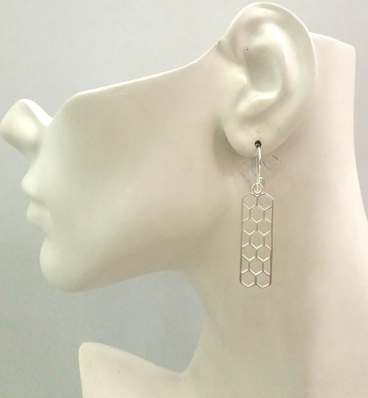 Honeycomb Drop Earrings