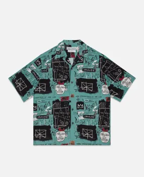 Jean-Michel Basquiat / S/S Hawaiian Shirt (Type-2) (Green)