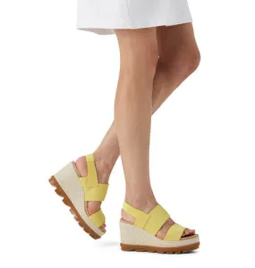 Joanie II Women's Hi Slingback Wedge Sandal - Sunnyside Yellow