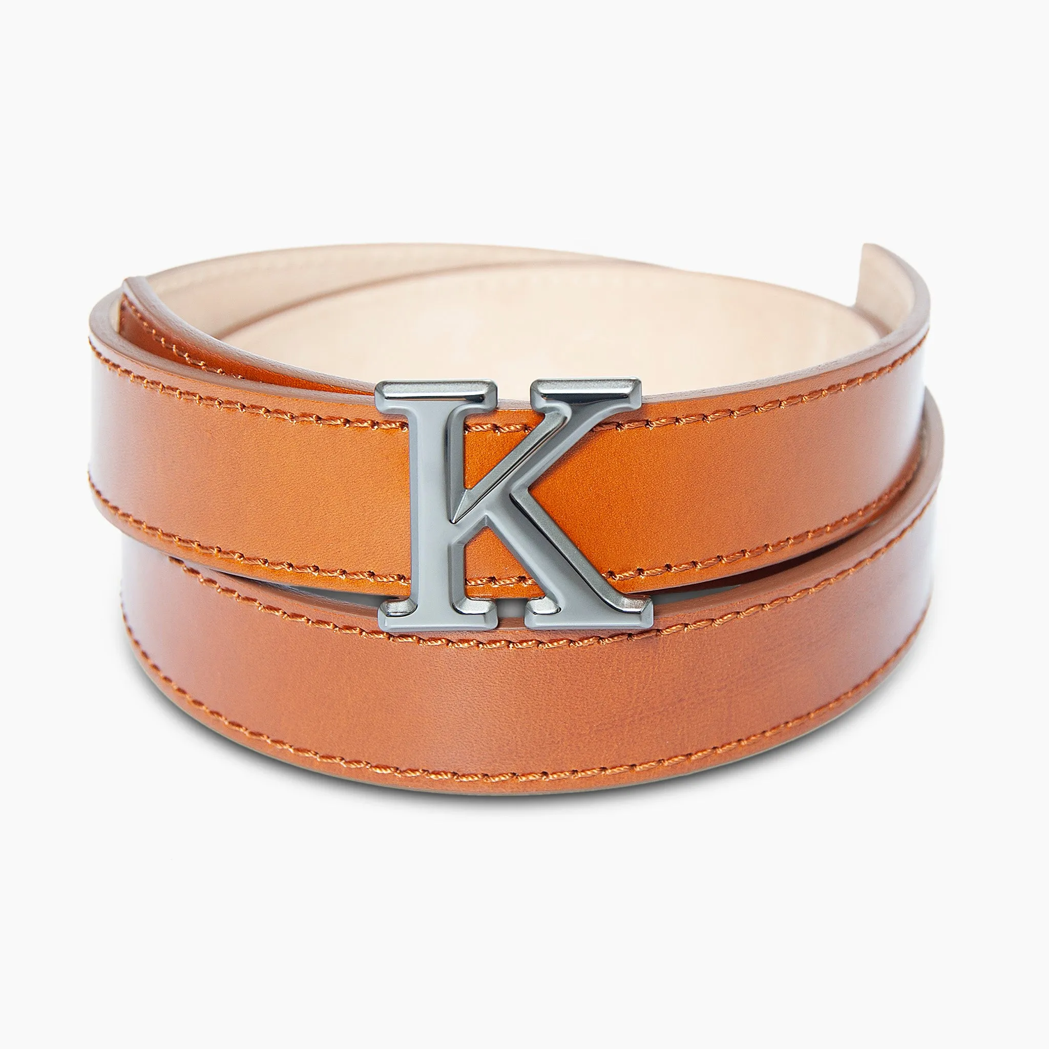 K Logo belt buckle and strap (testa di moro) *