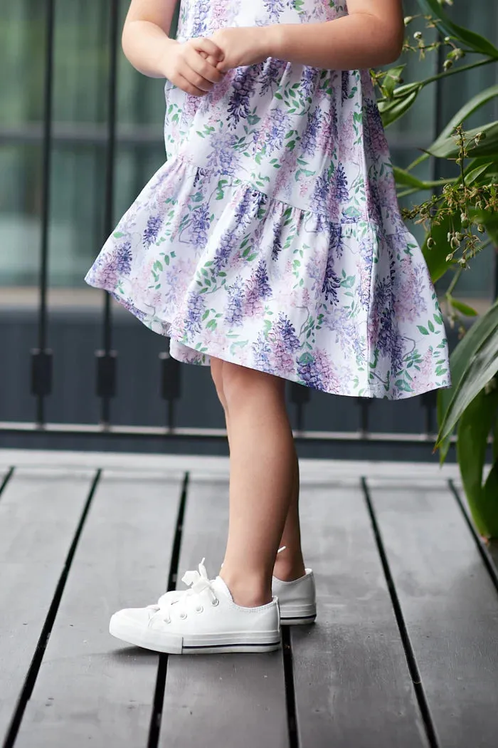 *Last Size* Milky Wisteria Tiered  - size 6yr