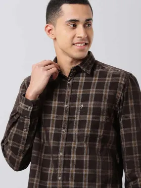 Men Checked Full Sleeve Cotton Shirt