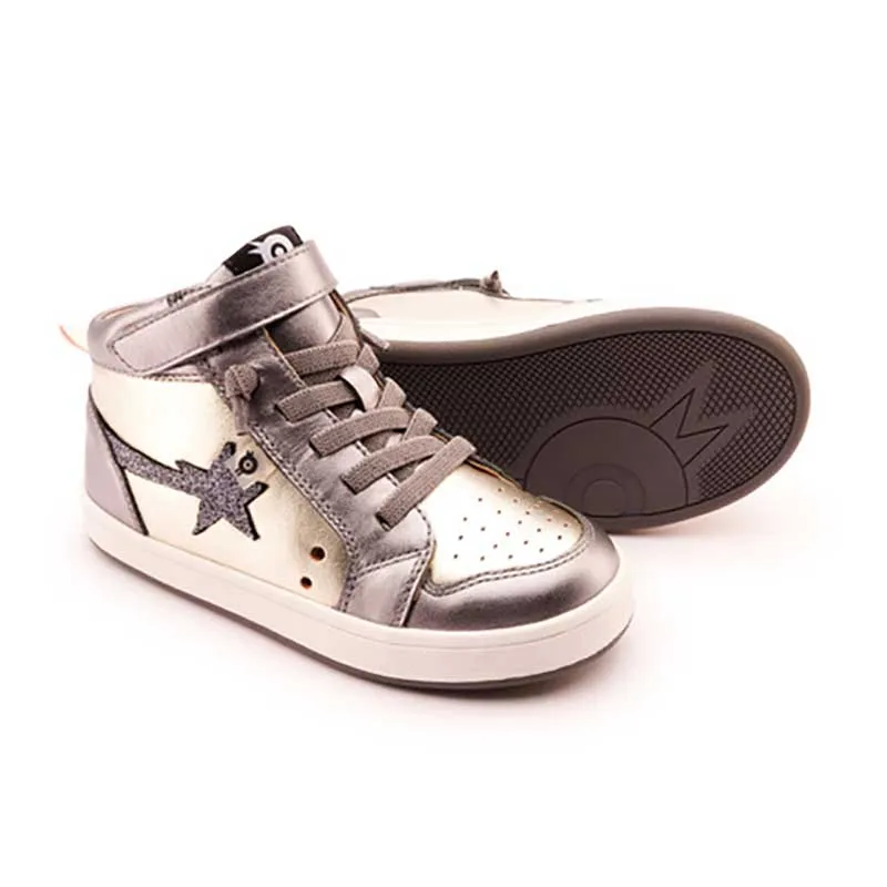 Old Soles Girl's Team-Star Titanium/Gunmetal