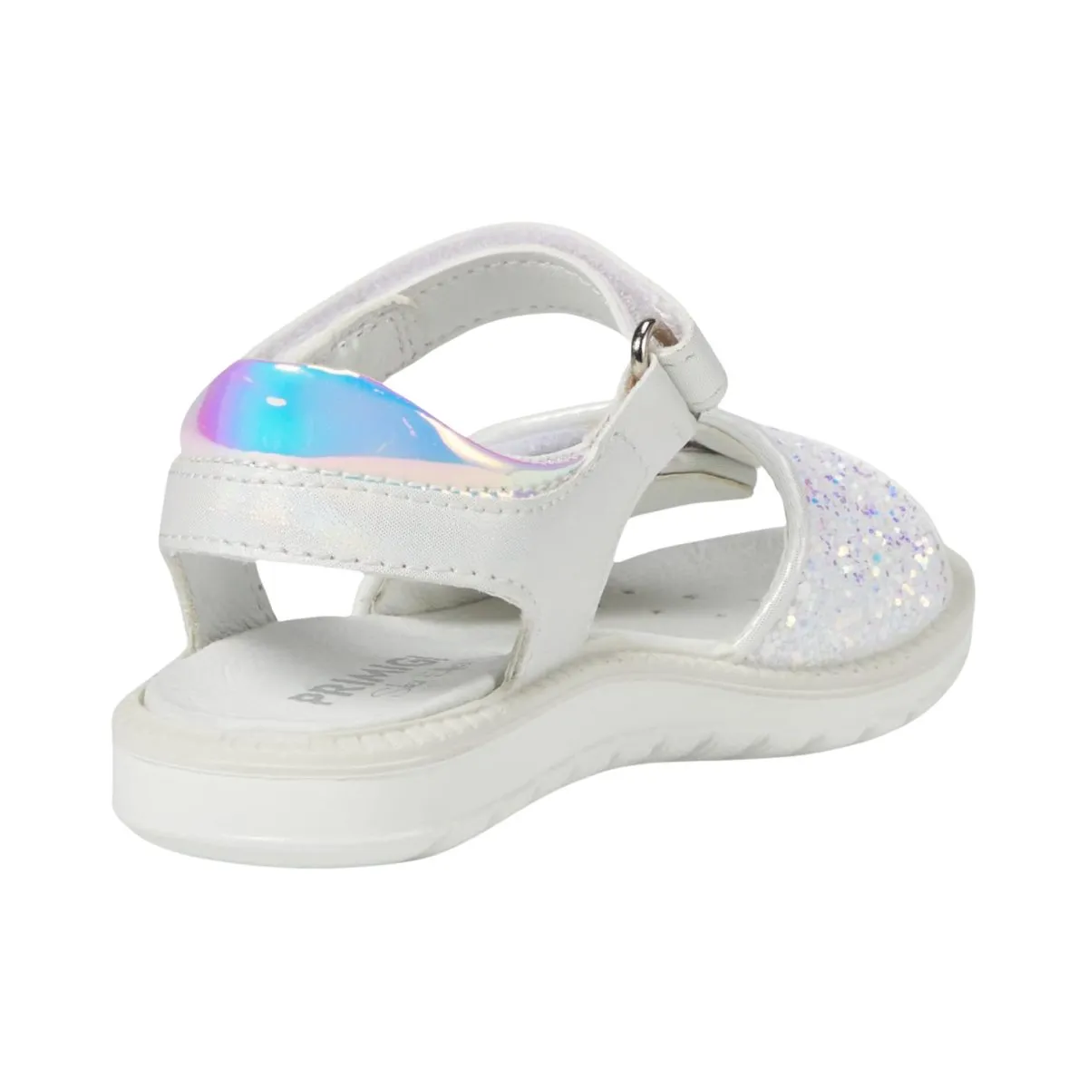 Primigi Girl's (Sizes 31-35) White Glitter Sandal