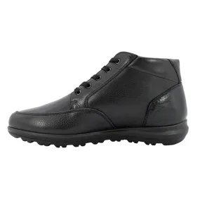 Scarpe casual da Uomo - ENVAL Art. 2707800 polacchino nero in pelle