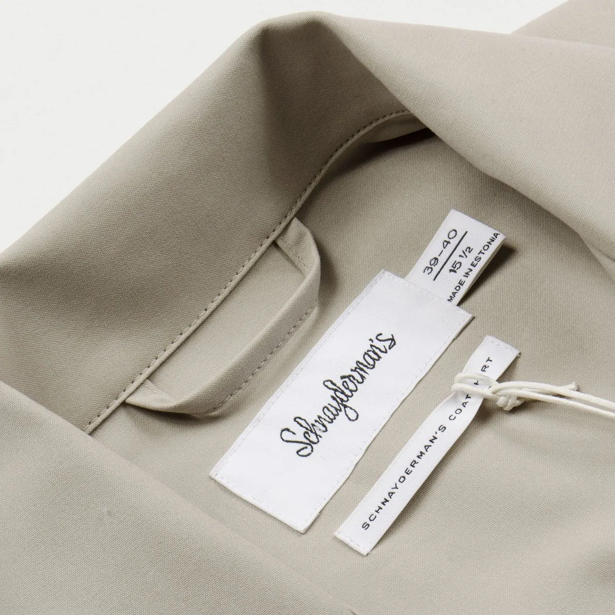 Schnayderman's - Coat Shirt Trench One - Stone