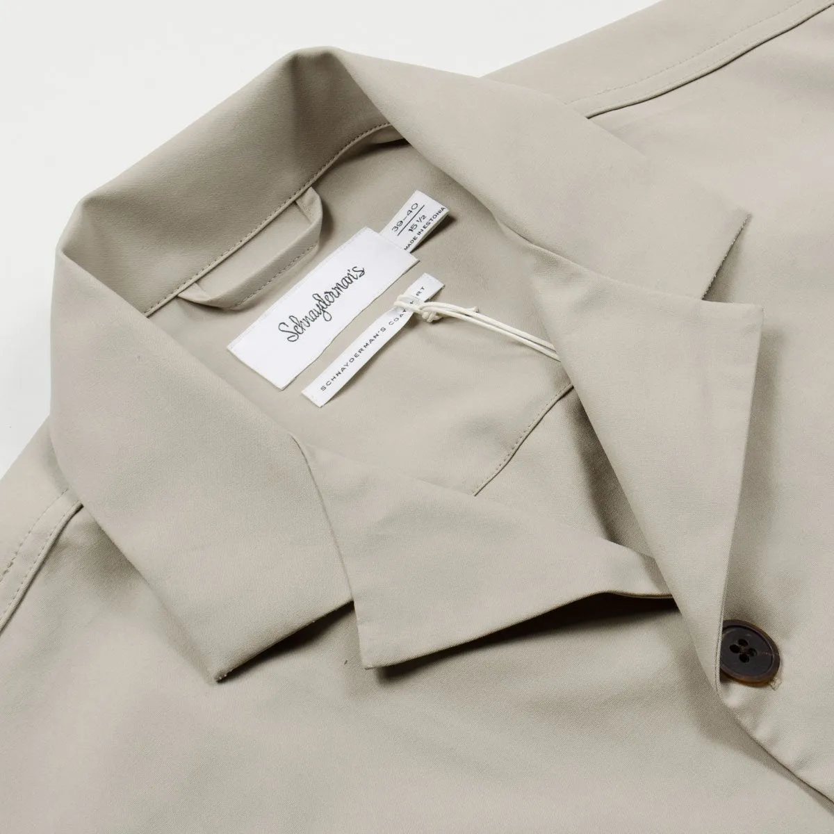 Schnayderman's - Coat Shirt Trench One - Stone