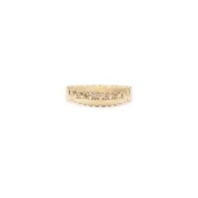 Stellar Band Ring | 14k Gold & Diamond