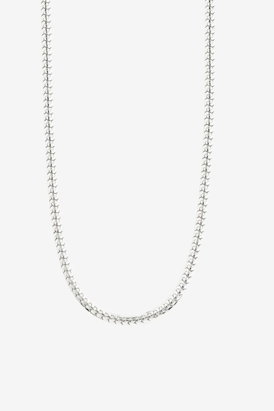 Talia Flat Snake Chain Silver EOL Necklace