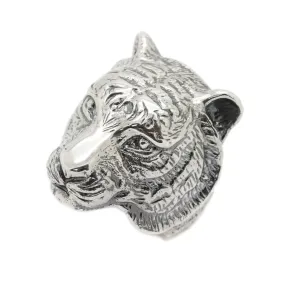 The Tiger Ring Gift for Hunters Men's Ring Silver 925