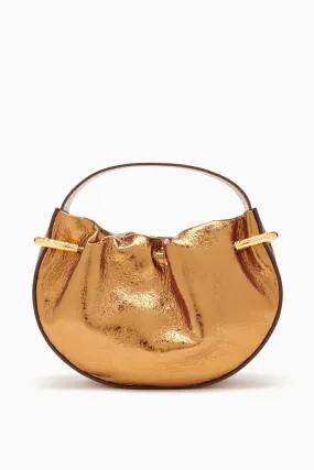 Tilda Ruched Mini Bag - Copper