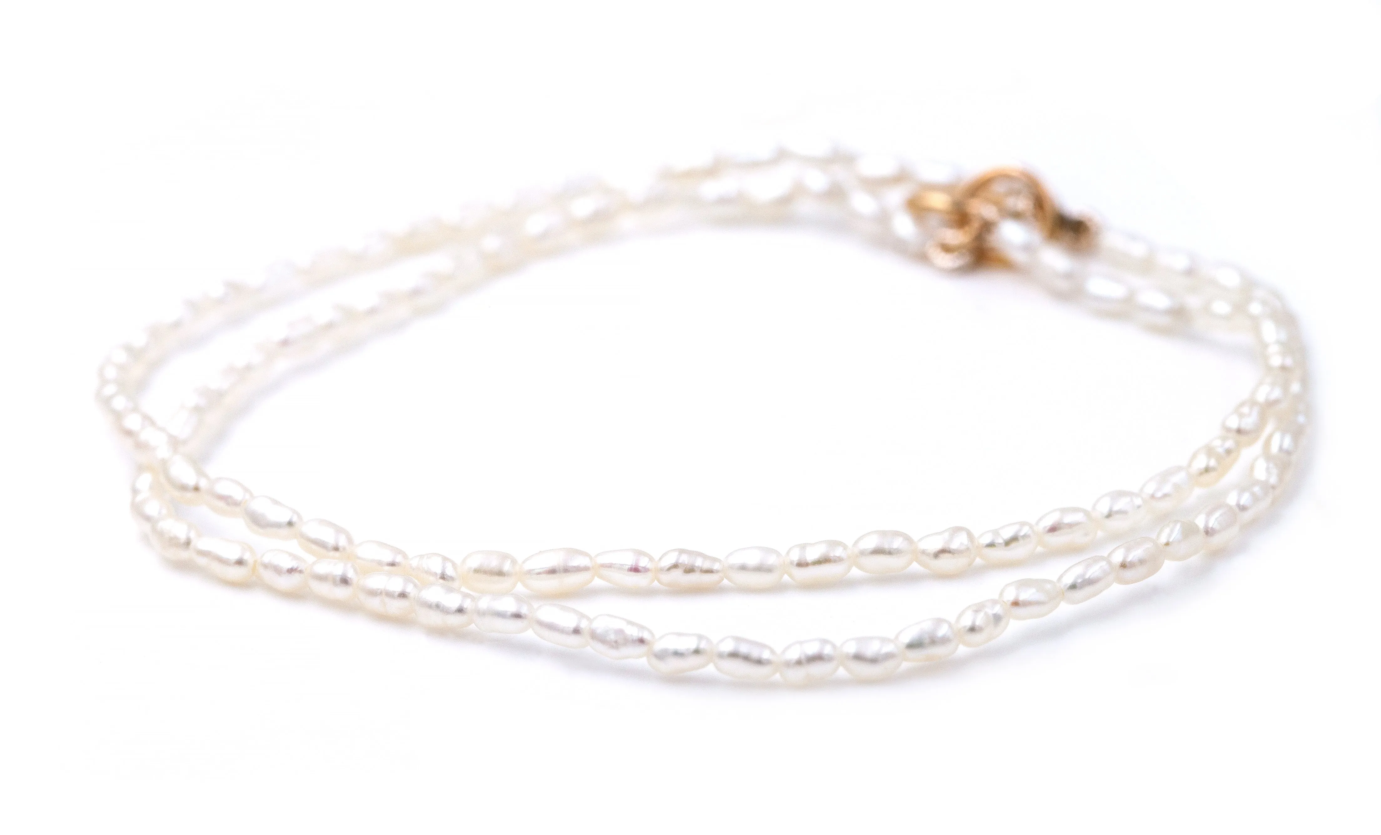 Two Strand Freshwater Seed Pearl Bracelet